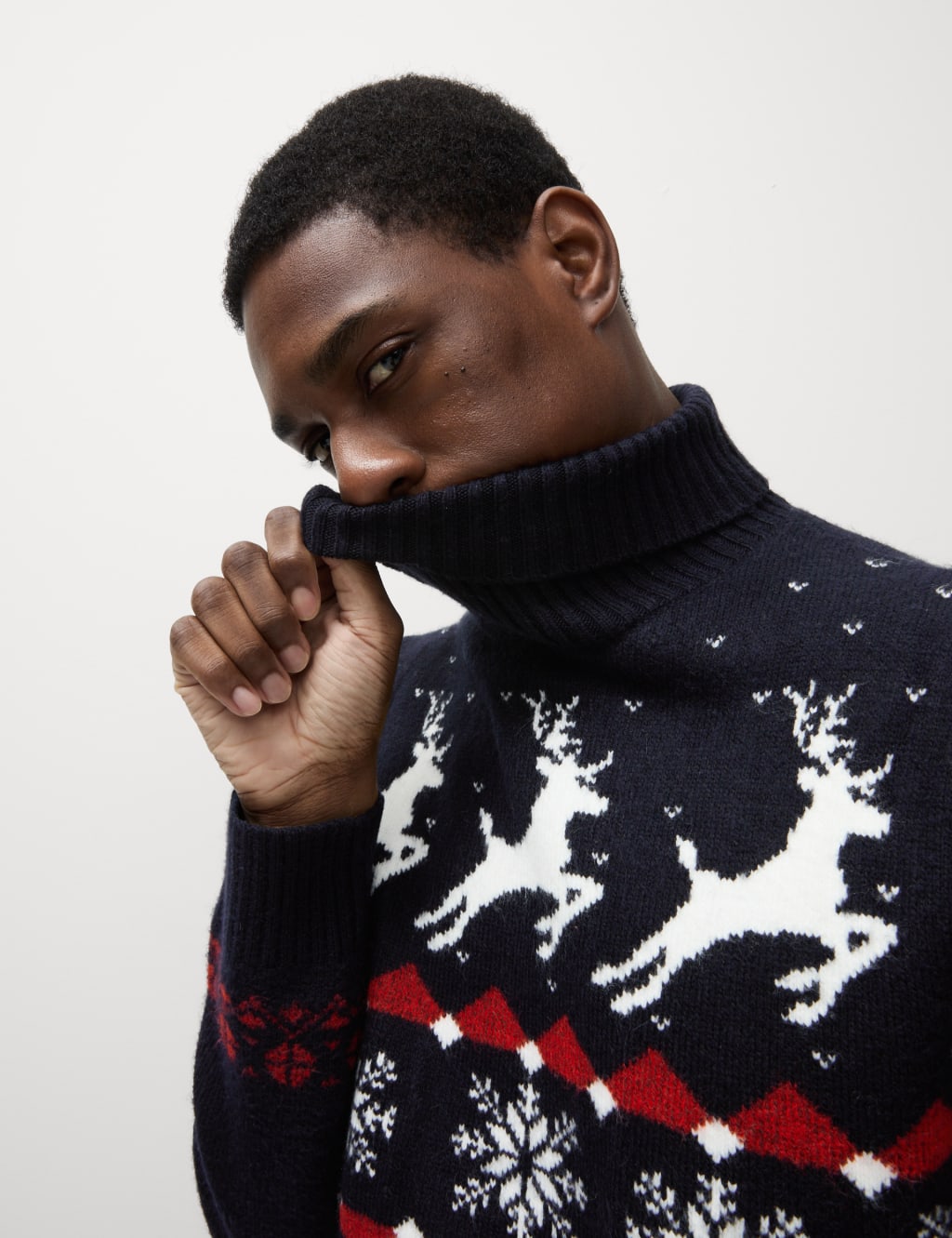 Soft polo neck jumpers sale
