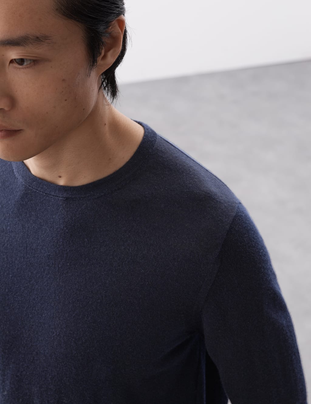 Pure Extra Fine Merino Wool Crew Neck Jumper 7 of 7