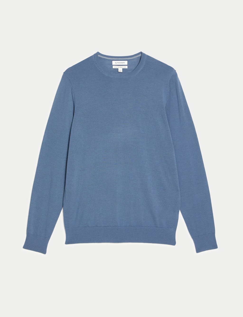 Pure Extra Fine Merino Wool Crew Neck Jumper 2 of 6