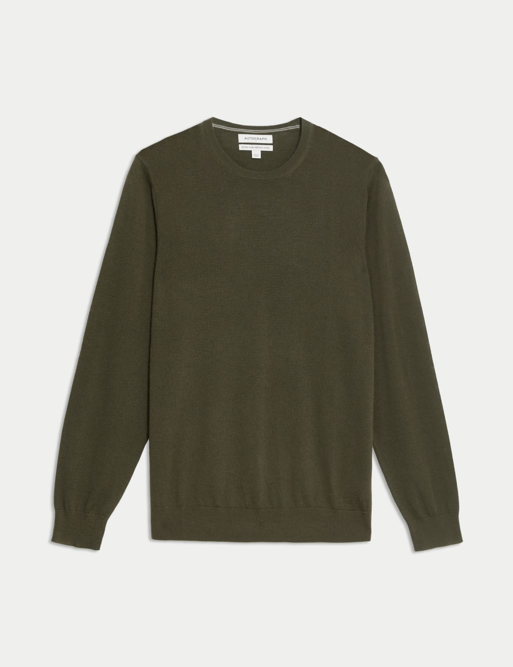 Pure Extra Fine Merino Wool Crew Neck Jumper 2 of 6