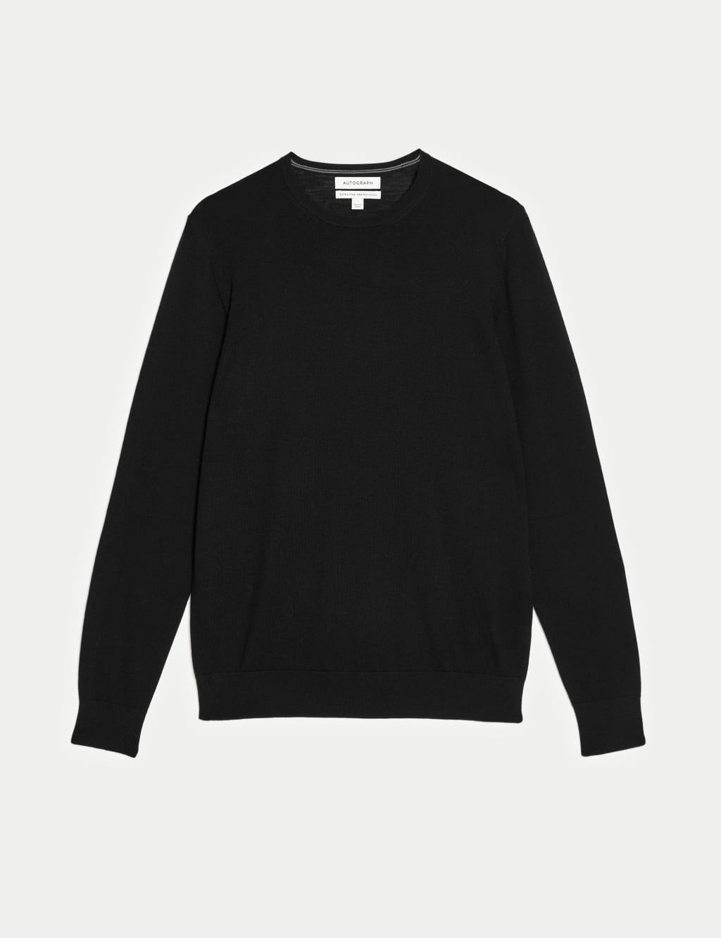 Mens merino wool crew neck jumper hotsell