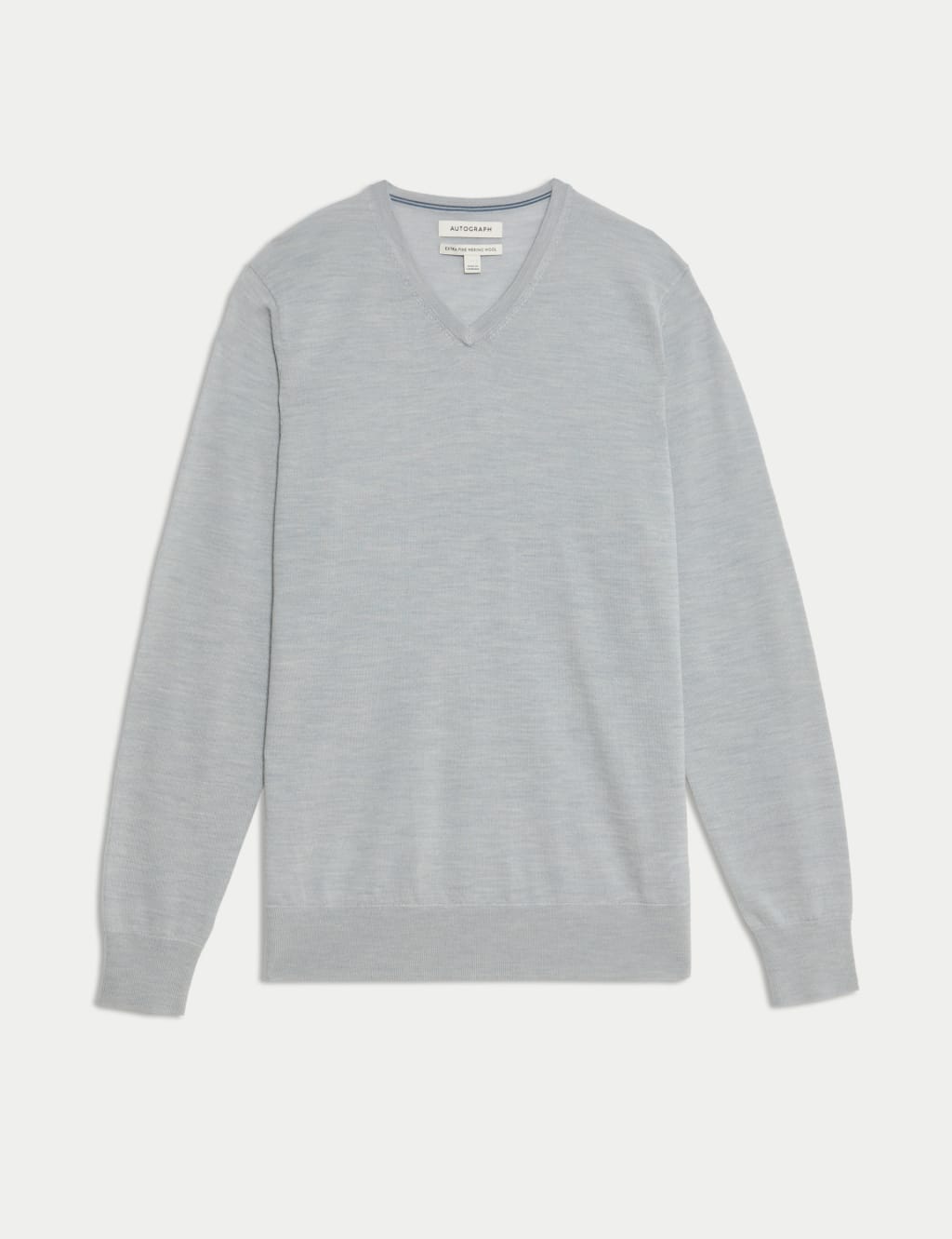Pure Extra Fine Merino Wool V-Neck Jumper 2 of 5