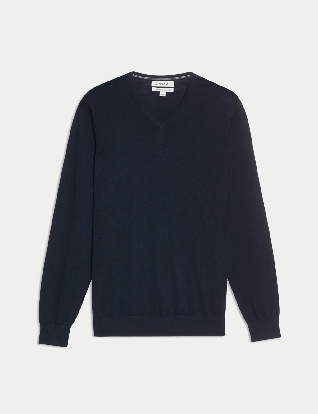 Pure Extra Fine Merino Wool V-Neck Jumper 2 of 5