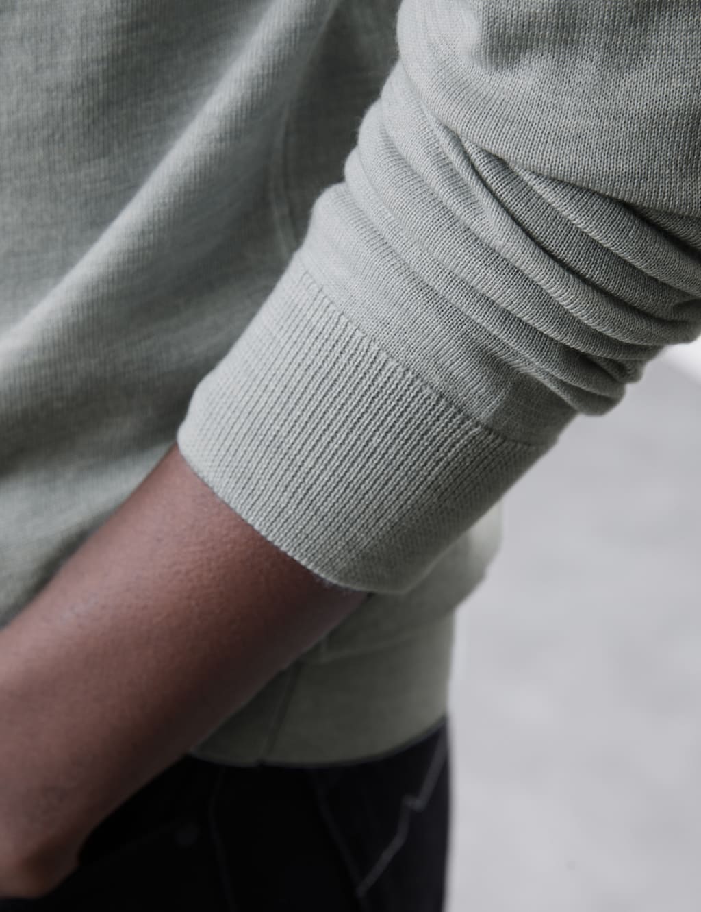 Pure Extra Fine Merino Wool Half Zip Jumper 5 of 6