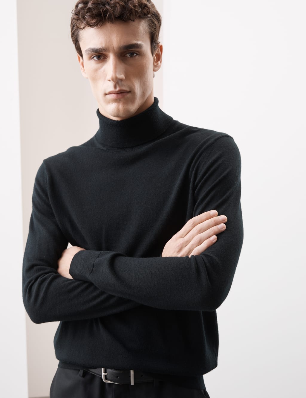 Pure Extra Fine Merino Wool Roll Neck Jumper 7 of 7