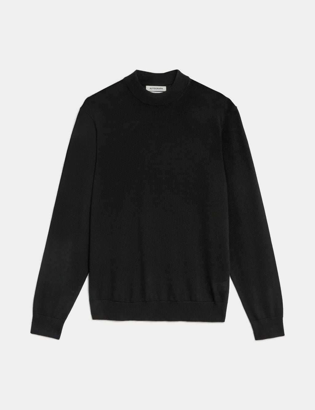 Pure Extra Fine Merino Wool High Neck Jumper