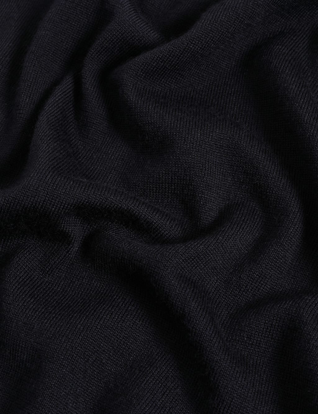Pure Extra Fine Merino Wool Knitted Polo Shirt 7 of 7