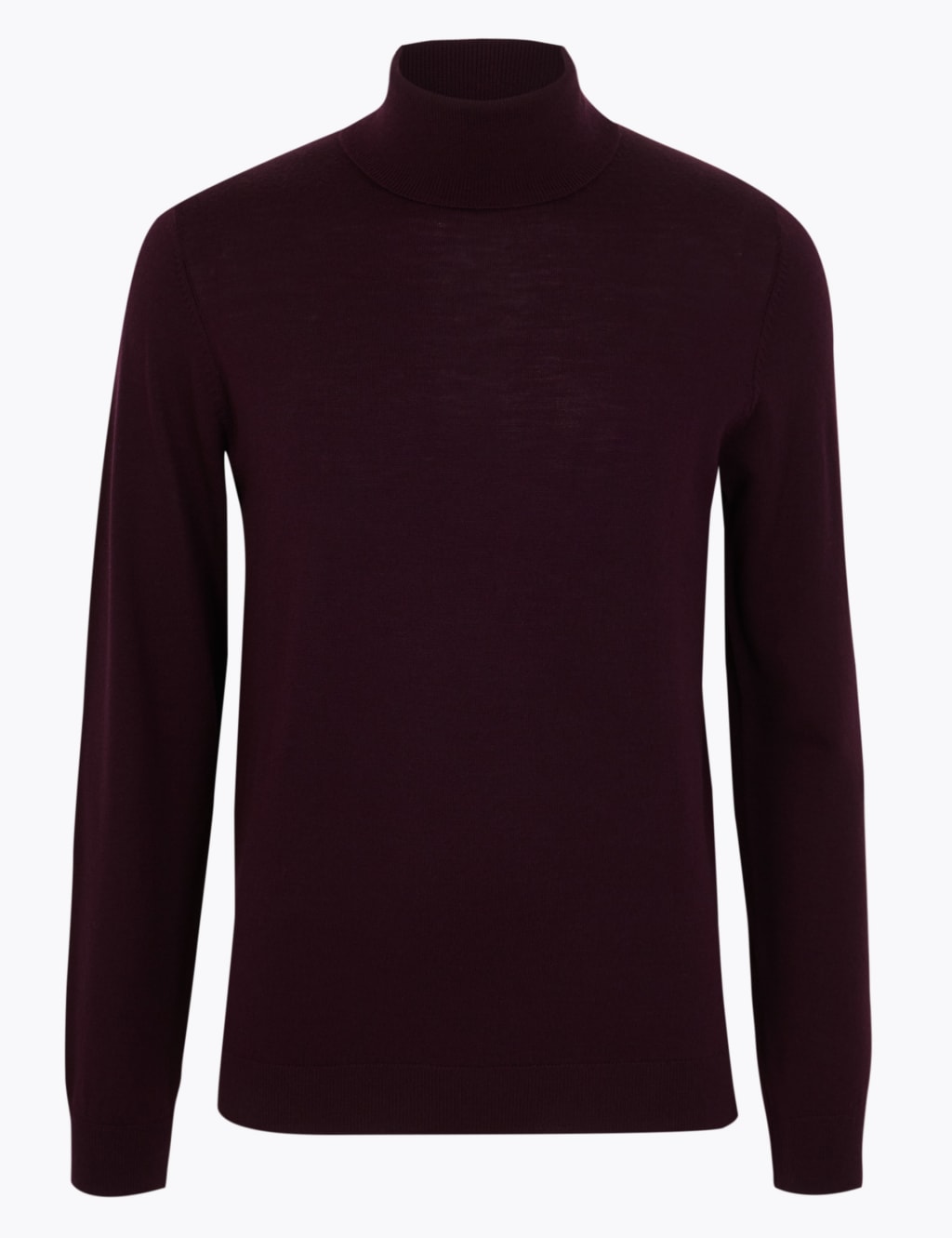 Pure Extra Fine Merino Wool Roll Neck Jumper 2 of 4