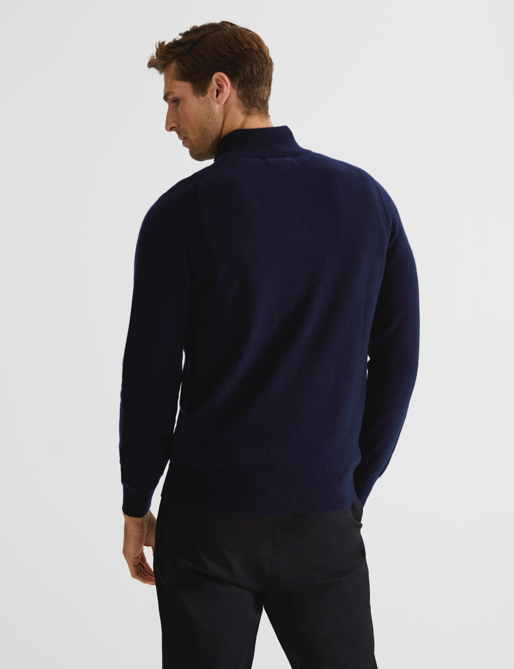 Pure Cashmere Half Zip Jumper Autograph M S
