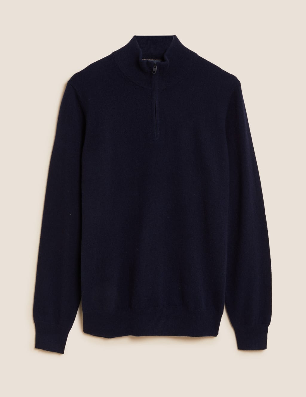 Pure Cashmere Half Zip Jumper Autograph M S