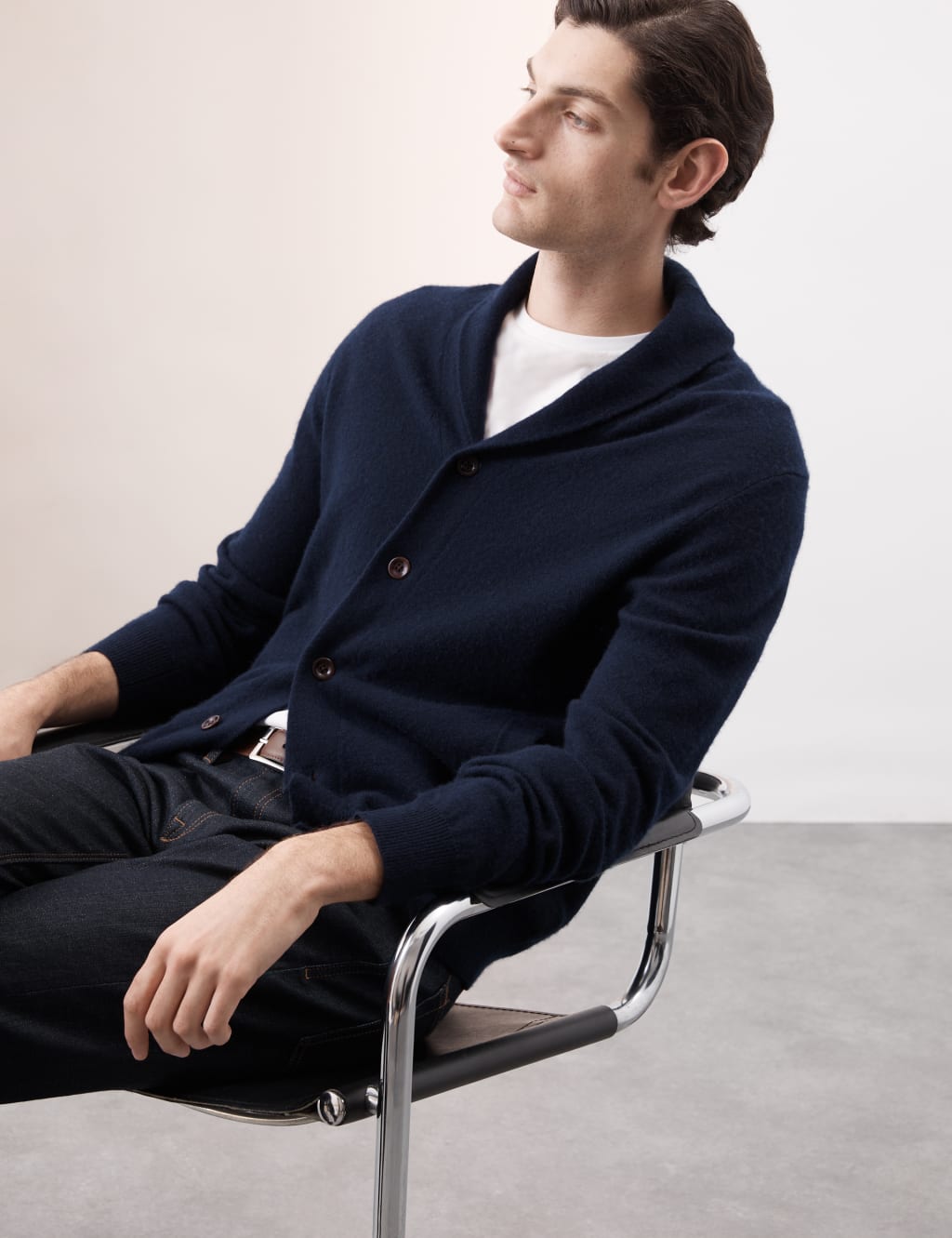 M&s mens cashmere cardigans cheap