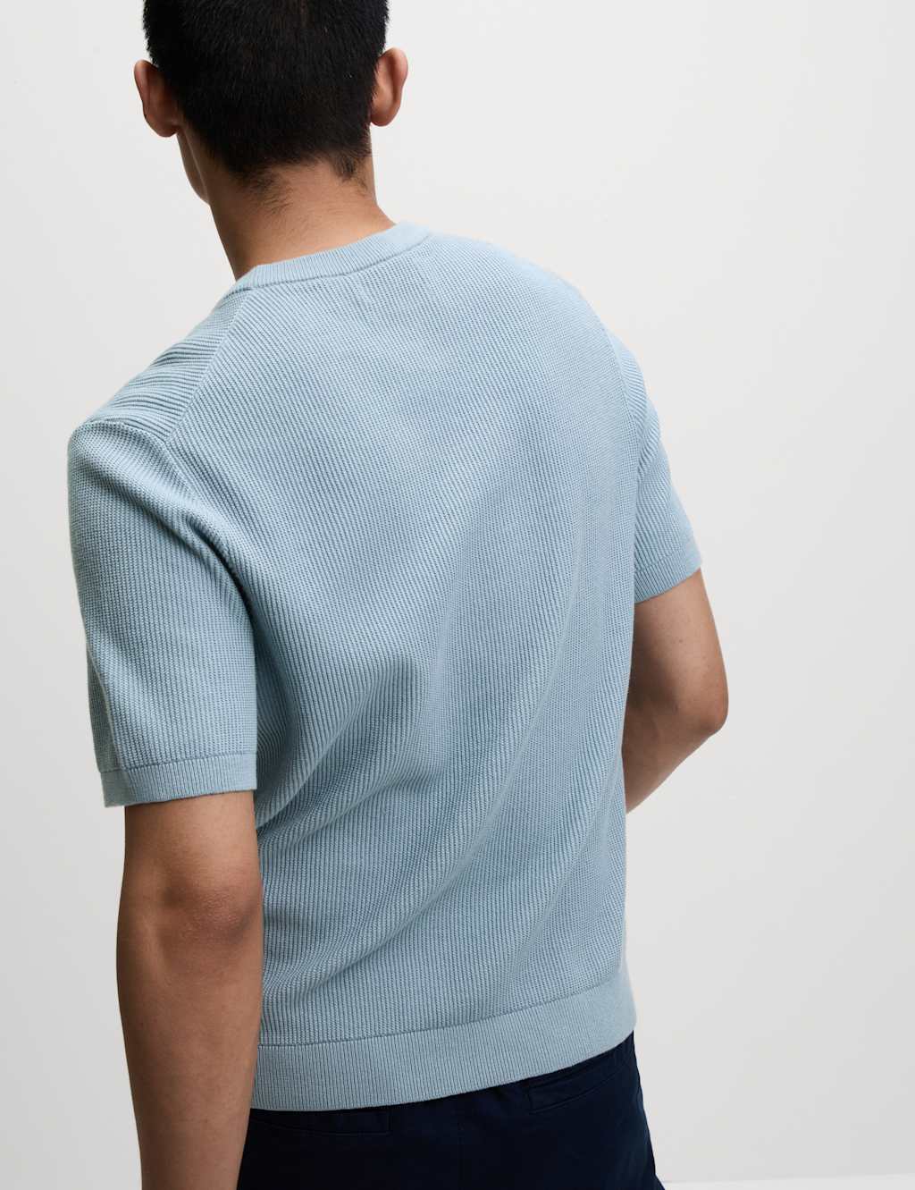 Cotton Rich Textured T-Shirt 3 of 5