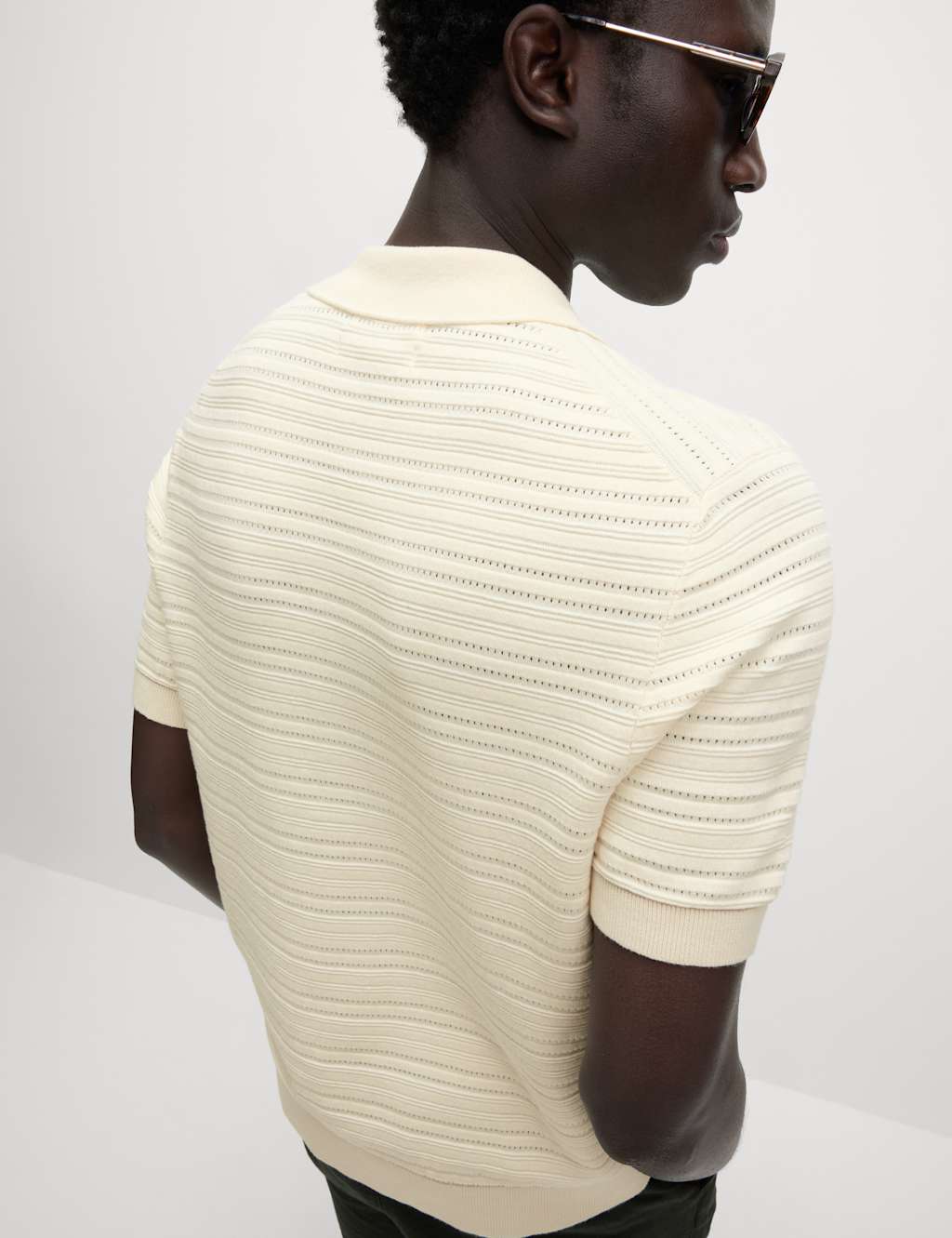 Cotton Rich Textured Knitted Shirt 5 of 6