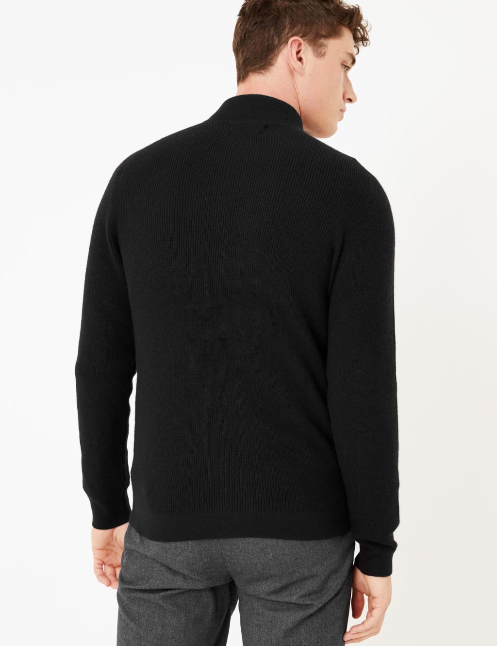 Pure Cashmere Zip Up Cardigan 4 of 4