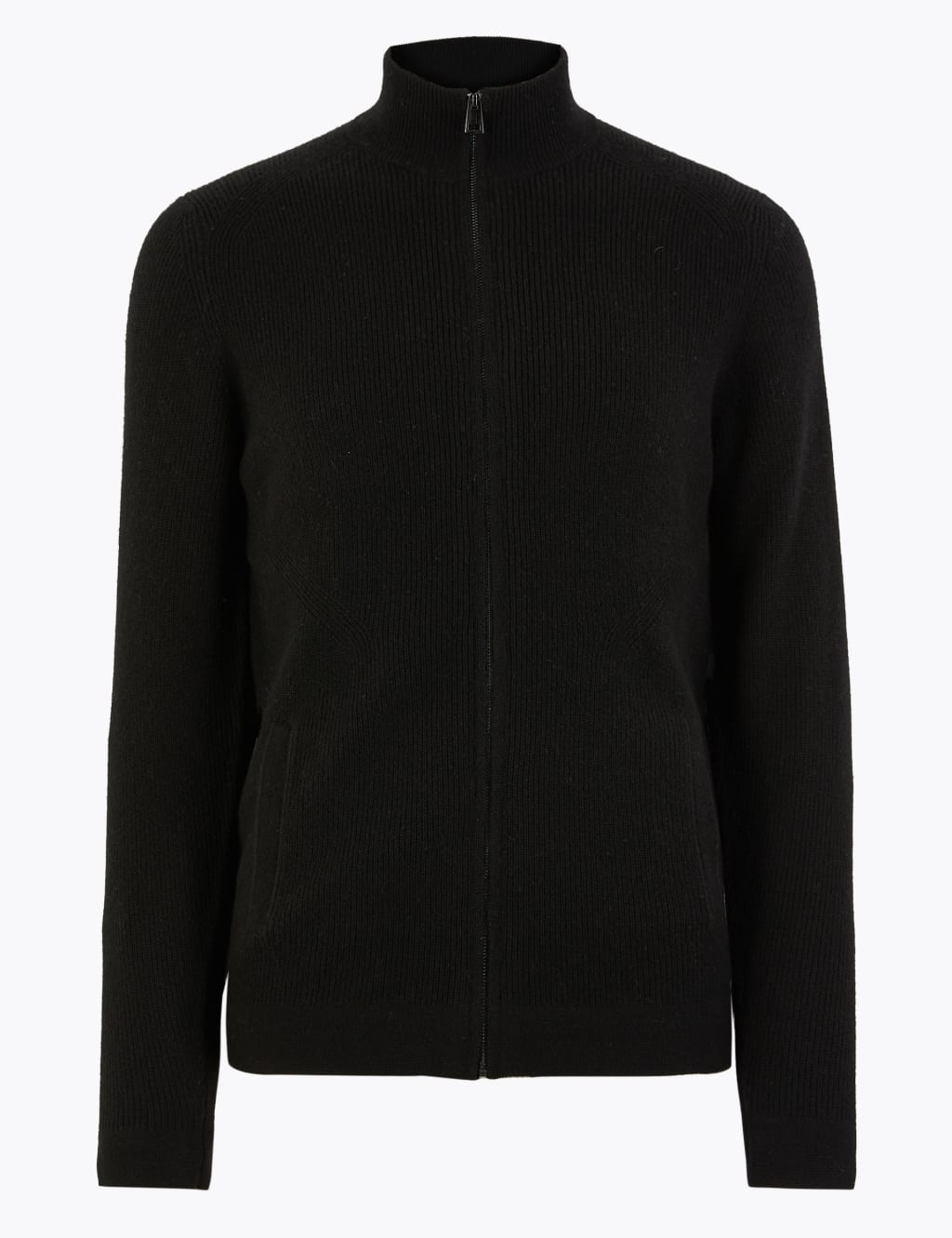 Pure Cashmere Zip Up Cardigan 2 of 4