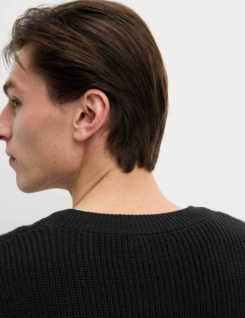 Pure Cotton Ribbed Knitted Vest 4 of 6