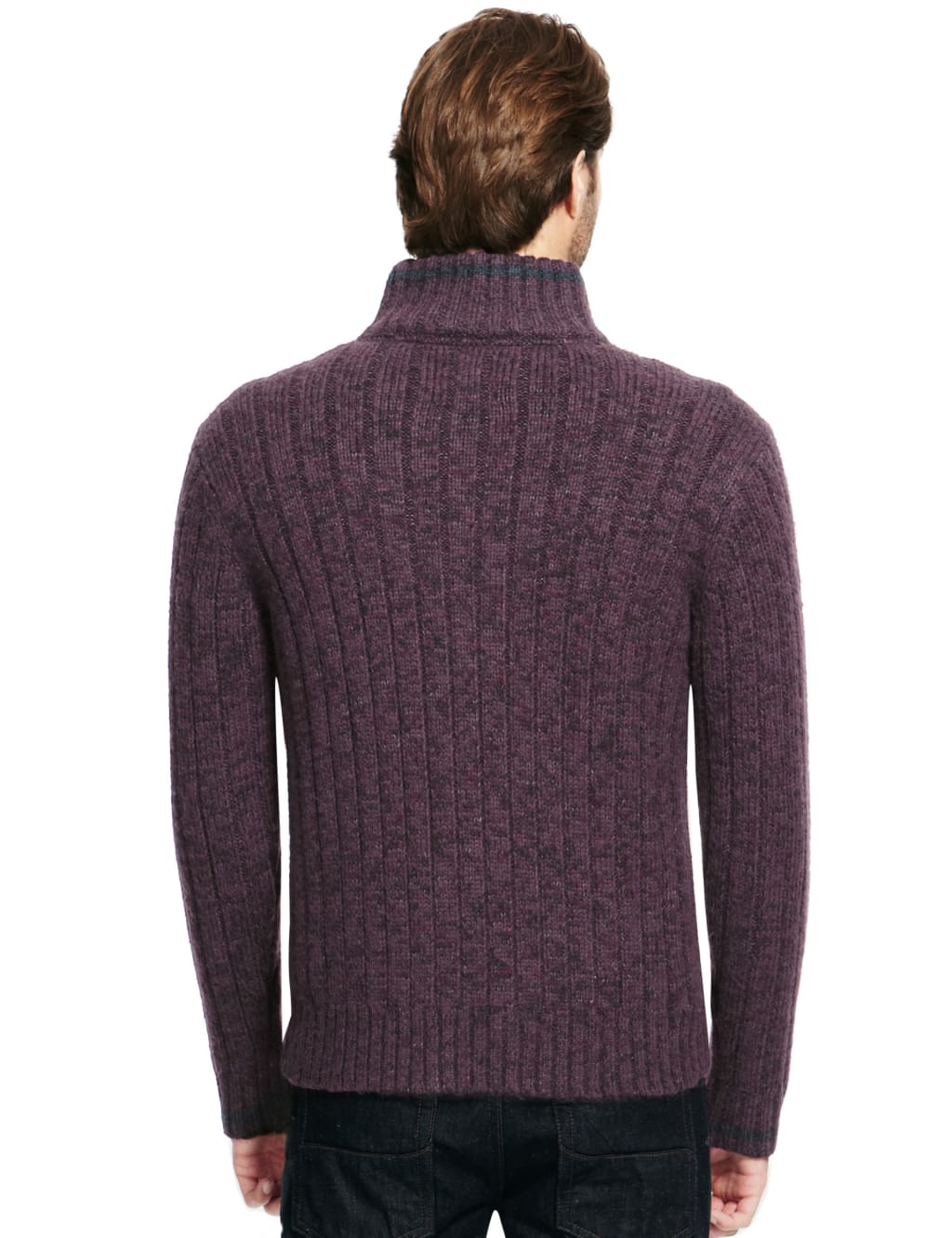 Half zip neck jumper hot sale