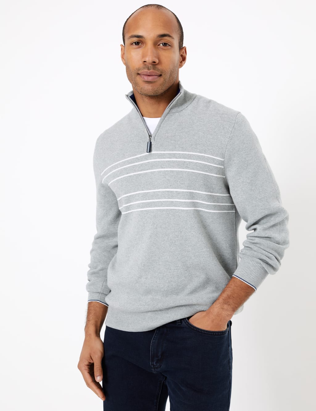 M&s mens jumpers blue harbour online