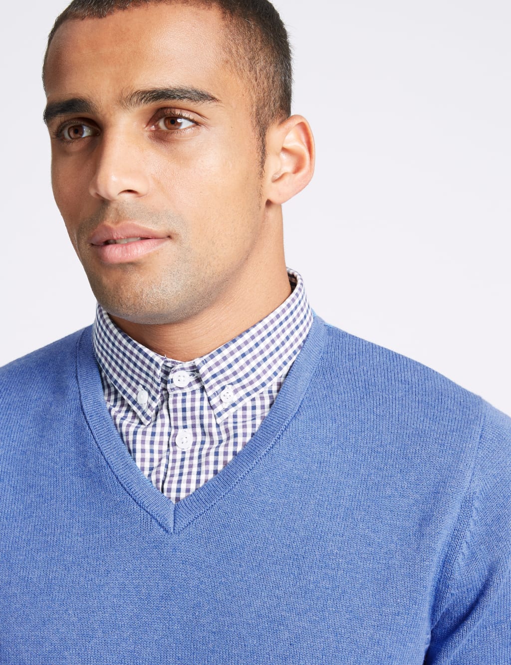 Men's mock collar jumpers hotsell