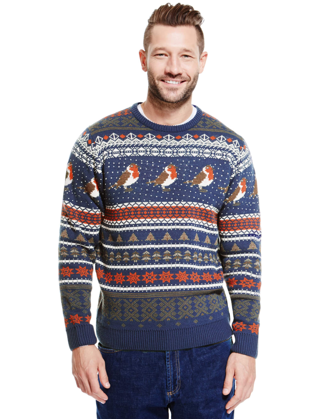 M&s xmas jumpers mens top