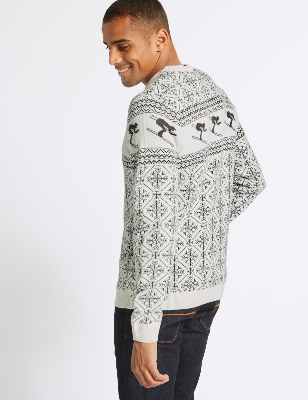 Alpine Skier Christmas Jumper 4 of 4