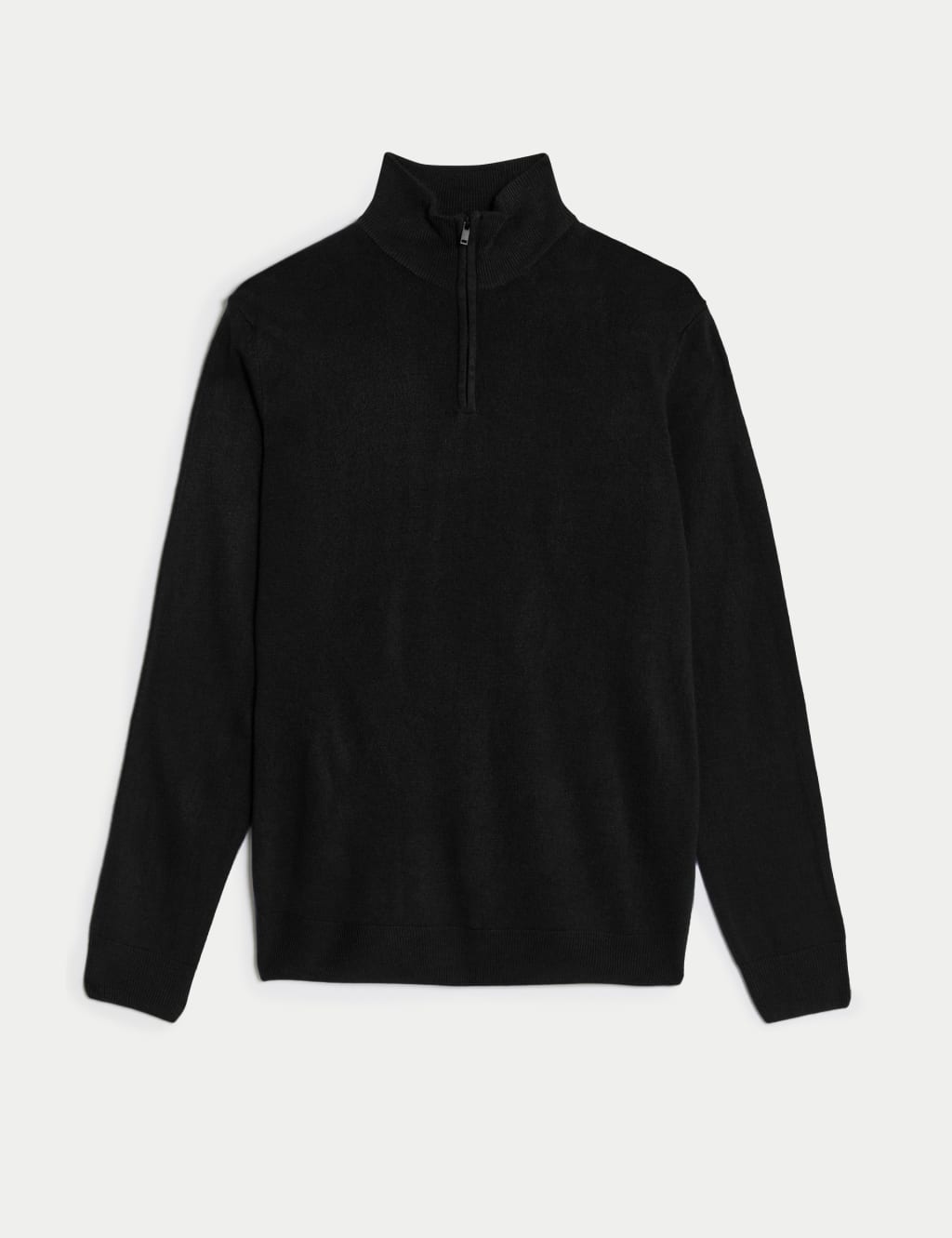 Cashmilon High Neck Half Zip Jumper M S Collection M S
