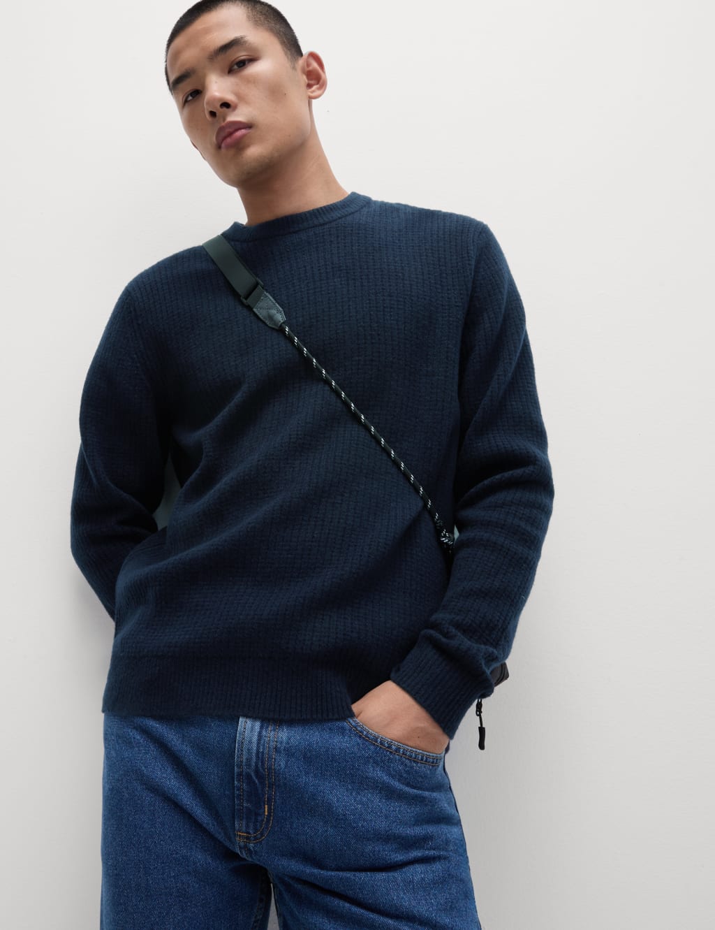 Supersoft Crew Neck Jumper with Wool 4 of 6