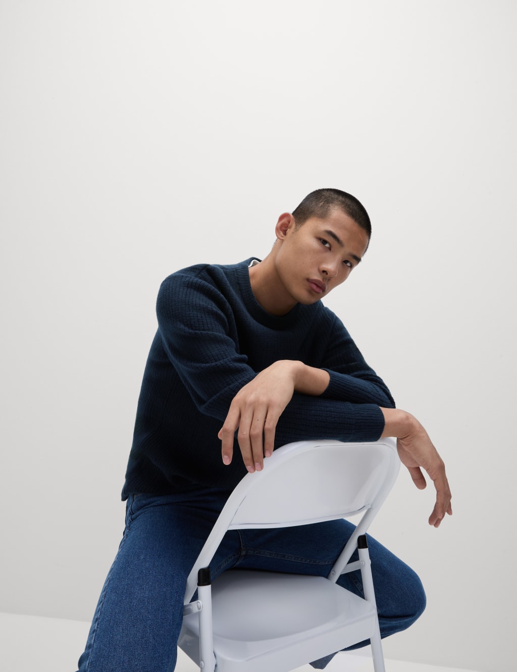 Supersoft Crew Neck Jumper with Wool 5 of 6