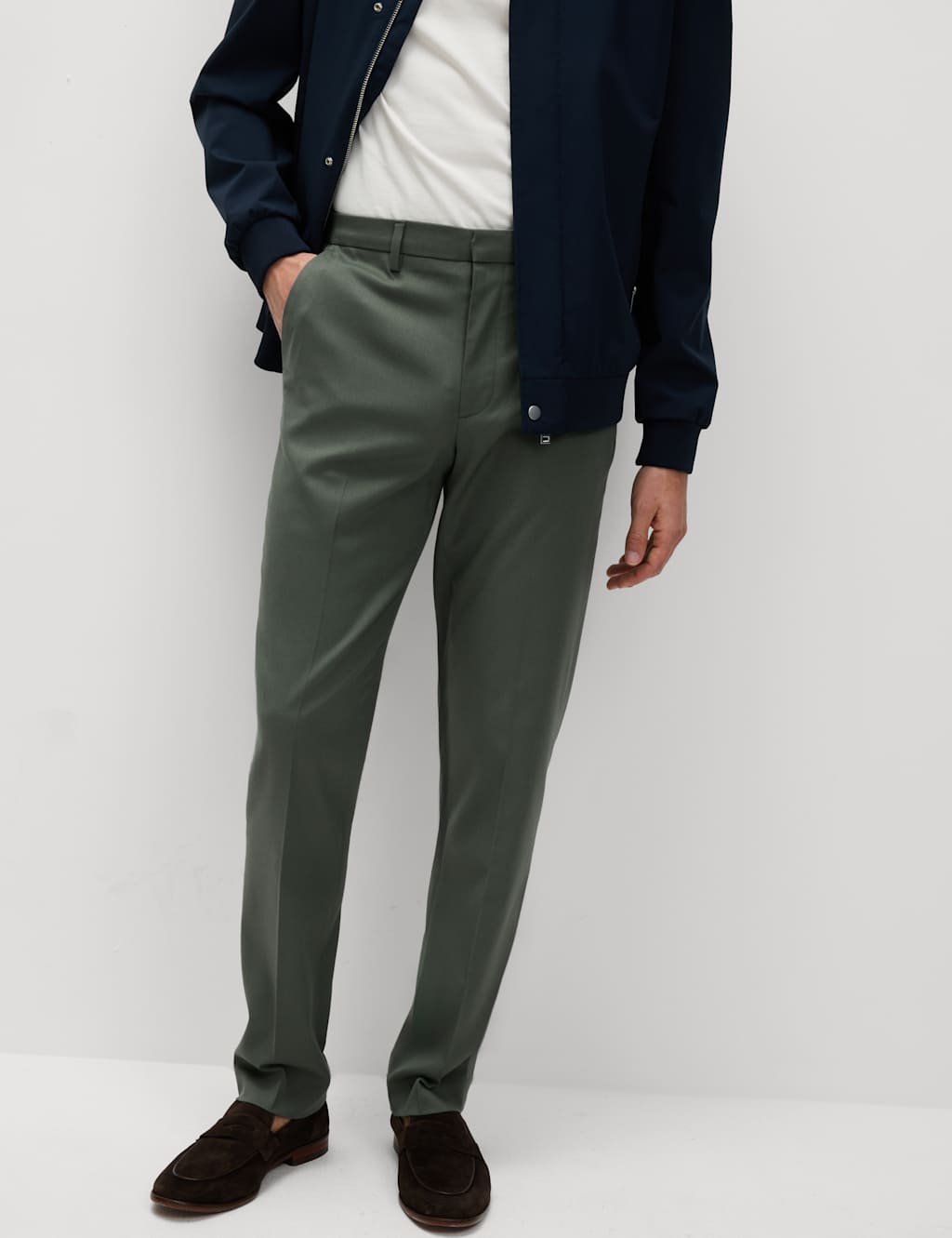 Regular Fit Smart Stretch Trousers 4 of 6