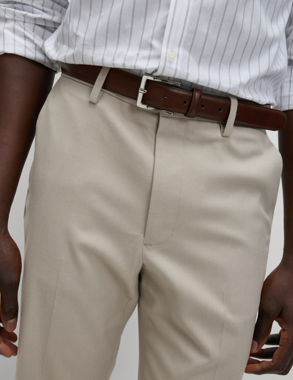 Regular Fit Smart Stretch Trousers 3 of 5