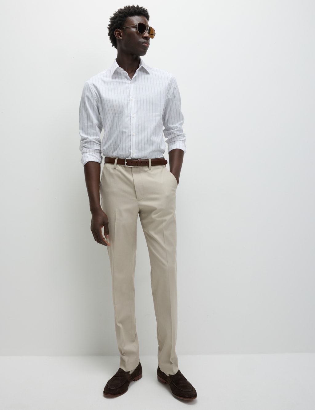 Regular Fit Smart Stretch Trousers 4 of 5