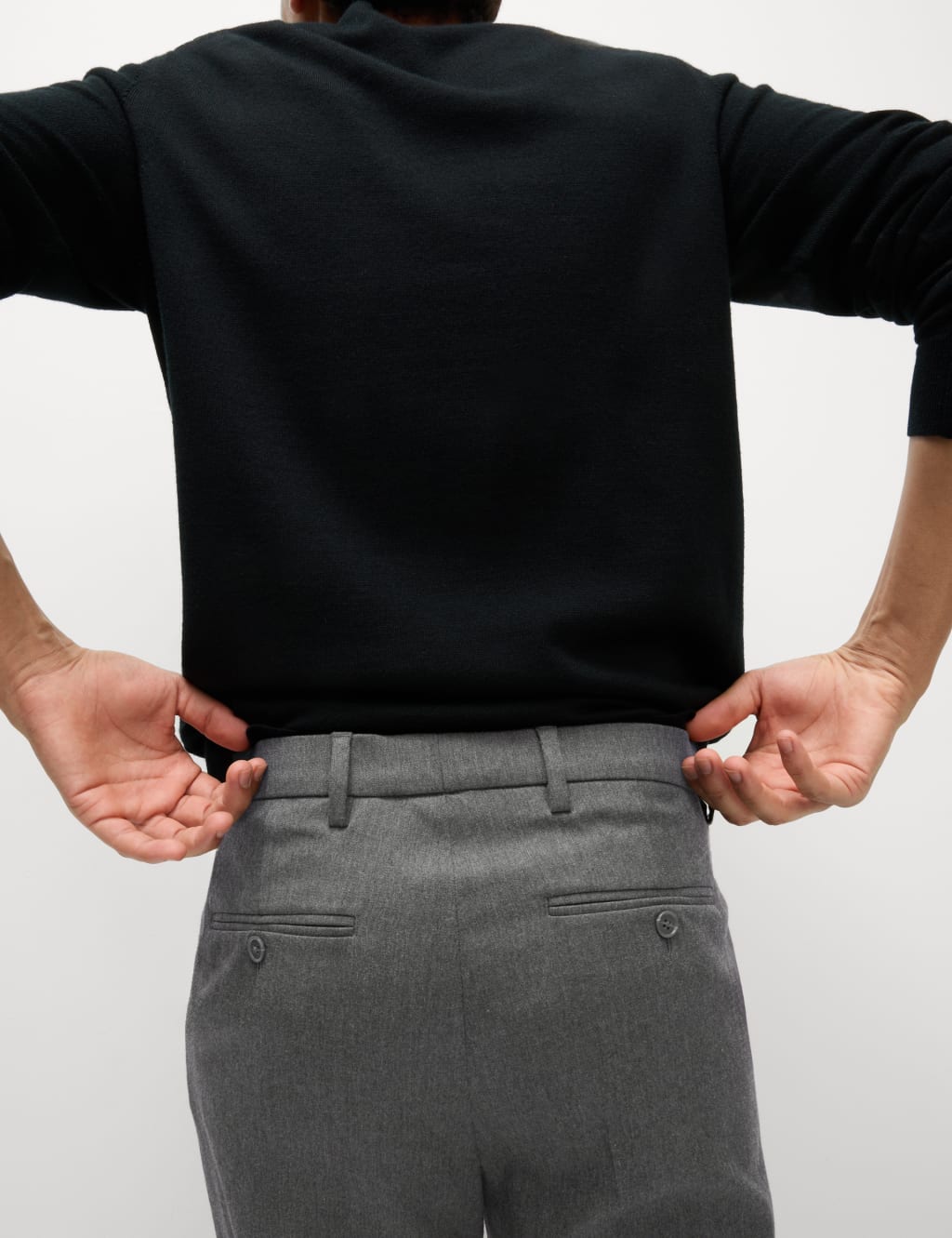 Regular Fit Smart Stretch Trousers 4 of 7