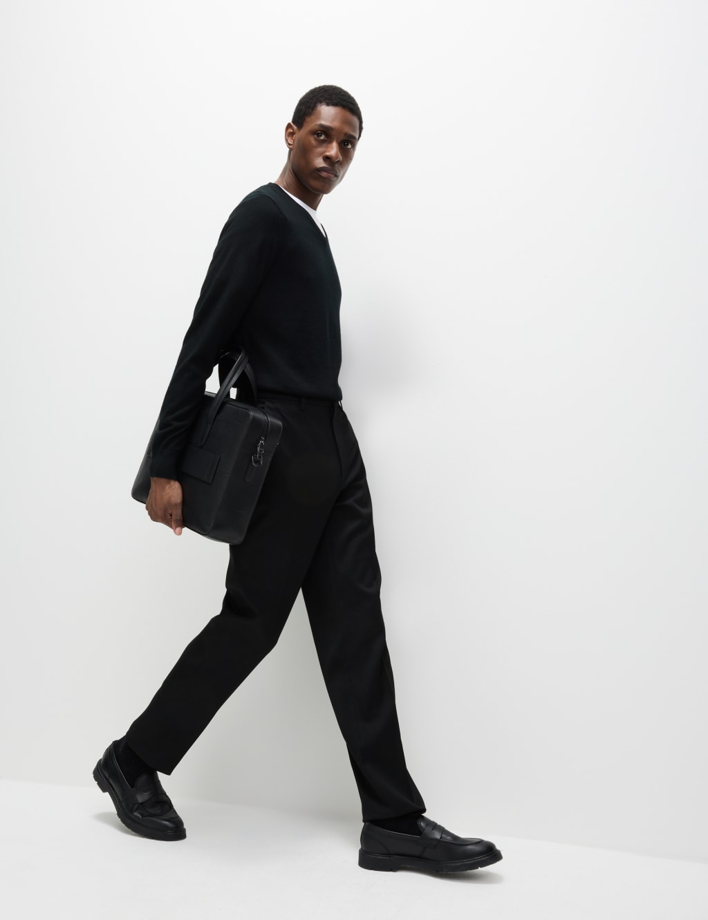 Regular Fit Stretch Smart Trousers 1 of 6