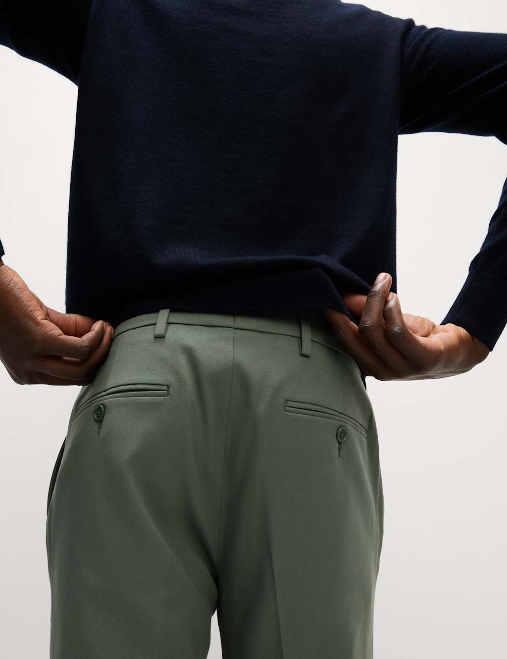 Slim Fit Stretch Smart Trousers 4 of 5