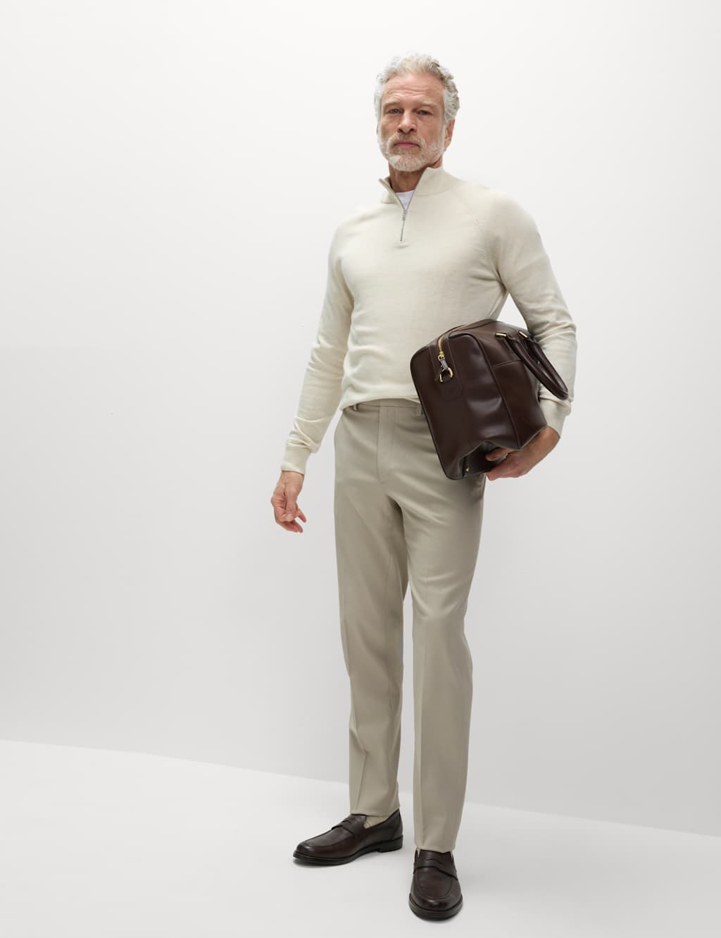 Slim Fit Stretch Smart Trousers 4 of 5
