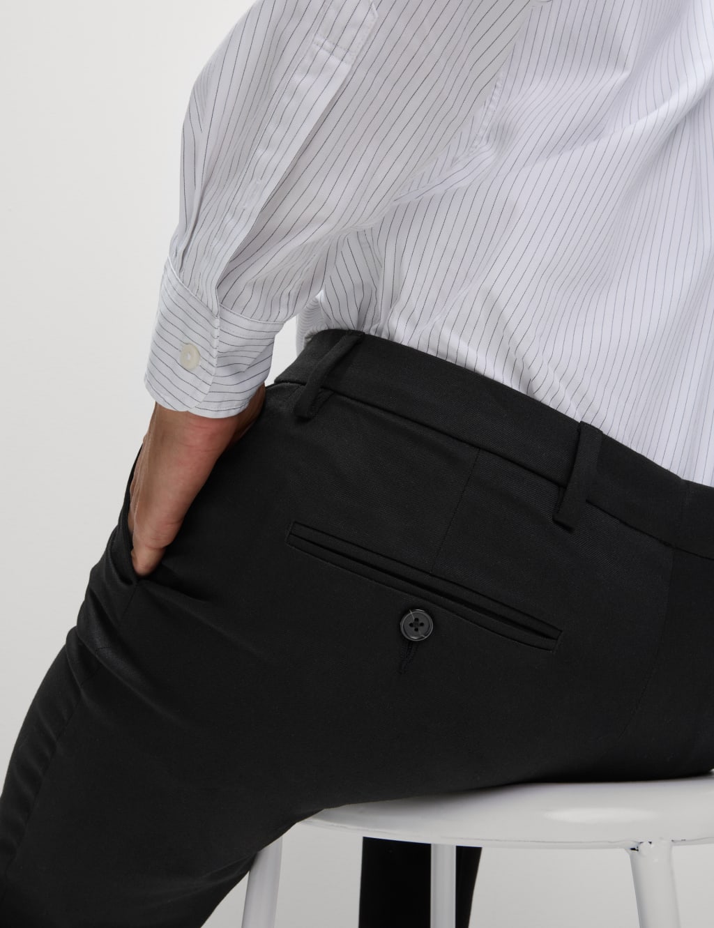 Slim Fit Stretch Smart Trousers 5 of 6
