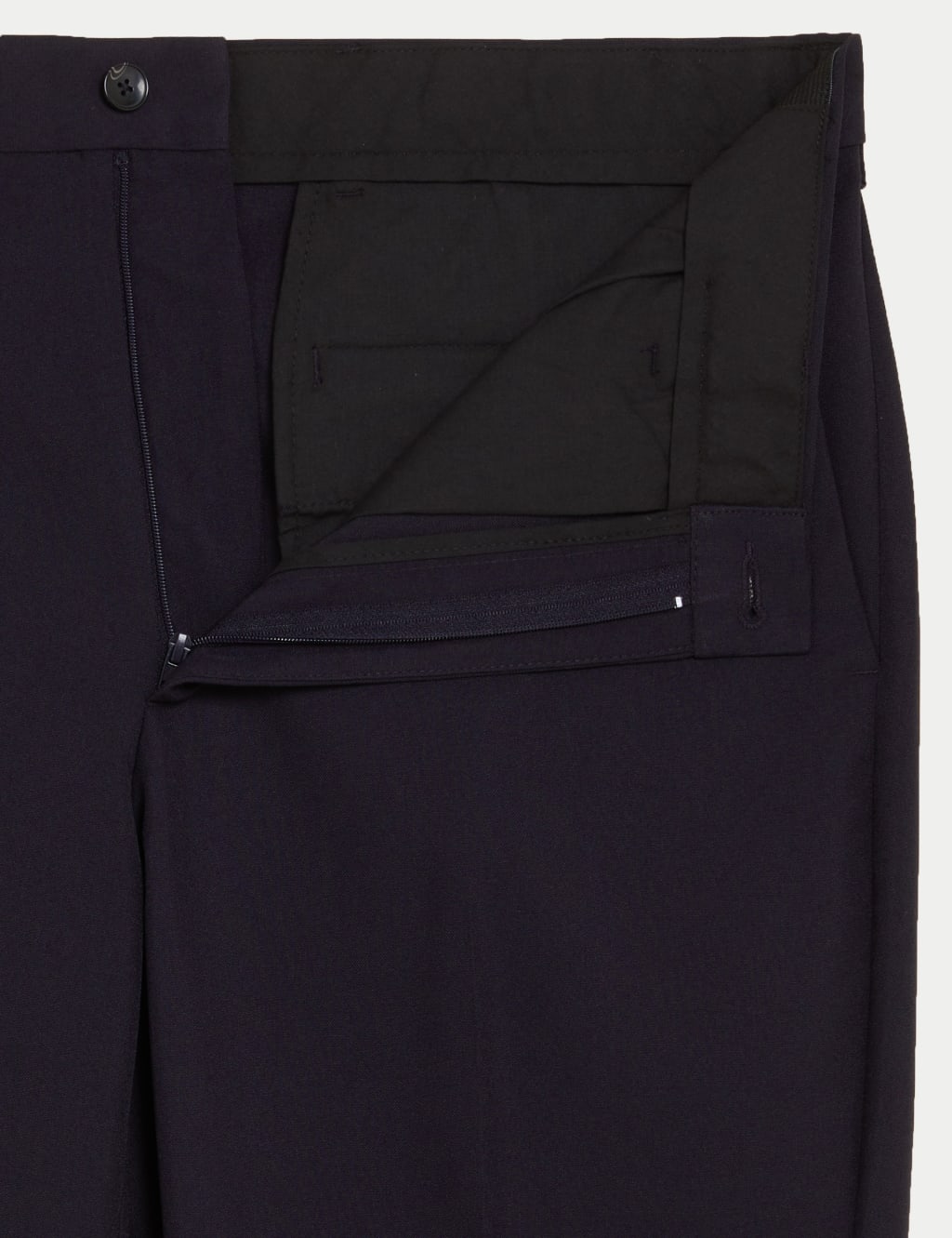 Big & Tall Regular Fit Trousers with Active Waist 3 of 6
