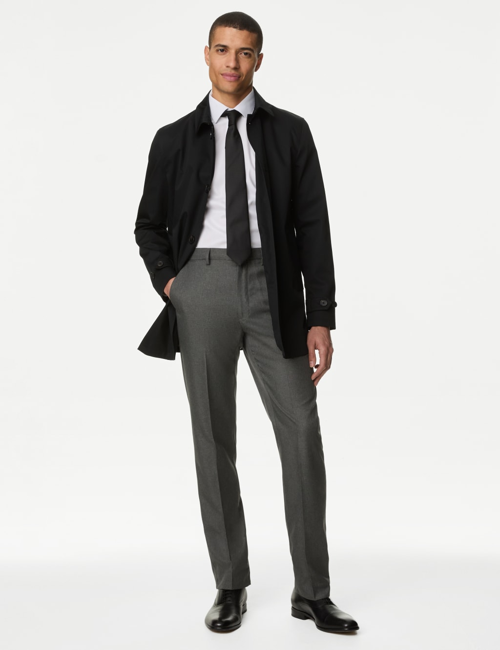 Big & Tall Regular Fit Trousers with Active Waist 5 of 6