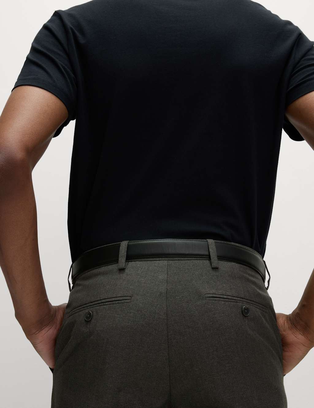 Slim Fit Single Pleat Trousers 6 of 7