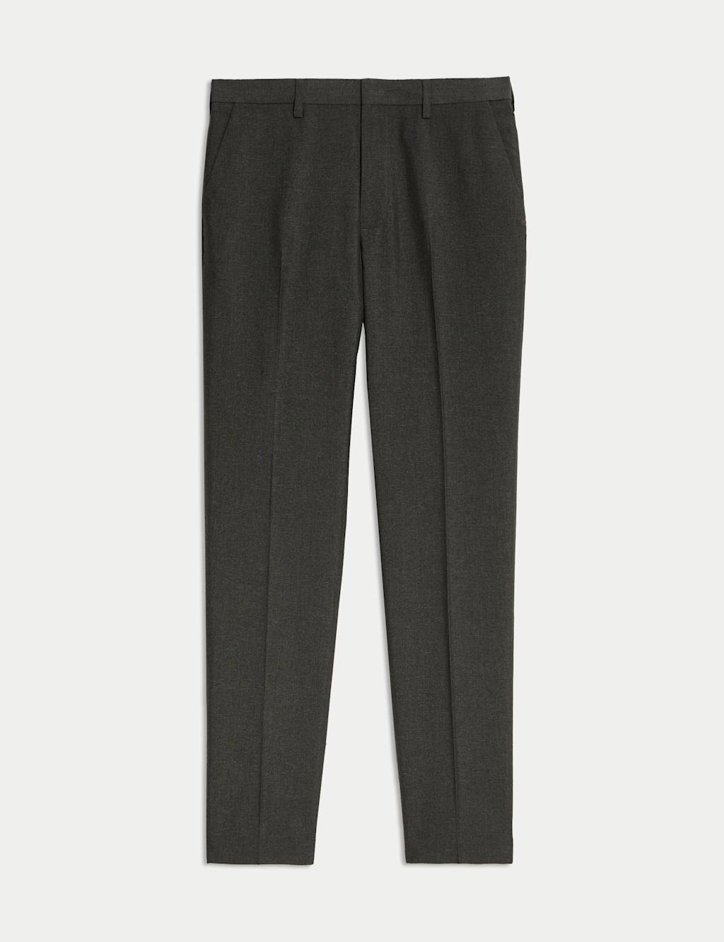 Slim Fit Single Pleat Trousers 2 of 7