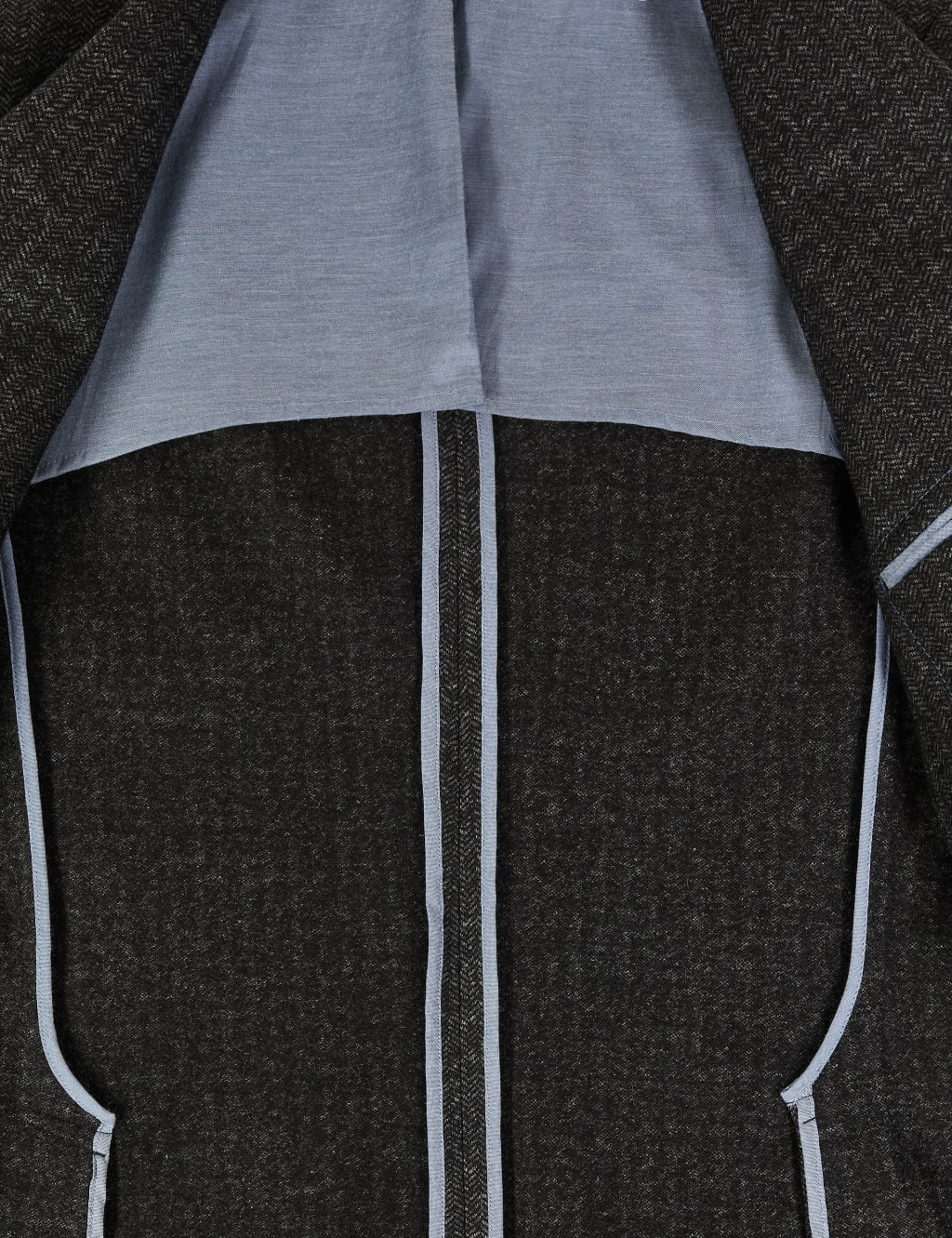 Charcoal Herringbone Tailored Fit Jacket 7 of 7