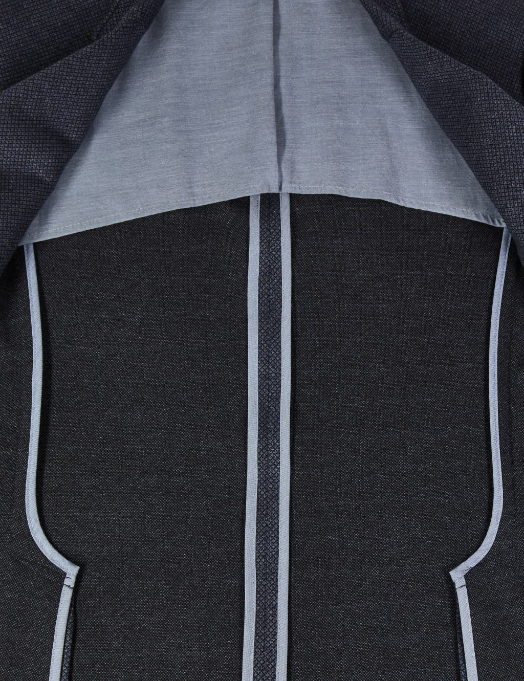 Cotton Blend Indigo Textured Slim Fit Jacket 7 of 7