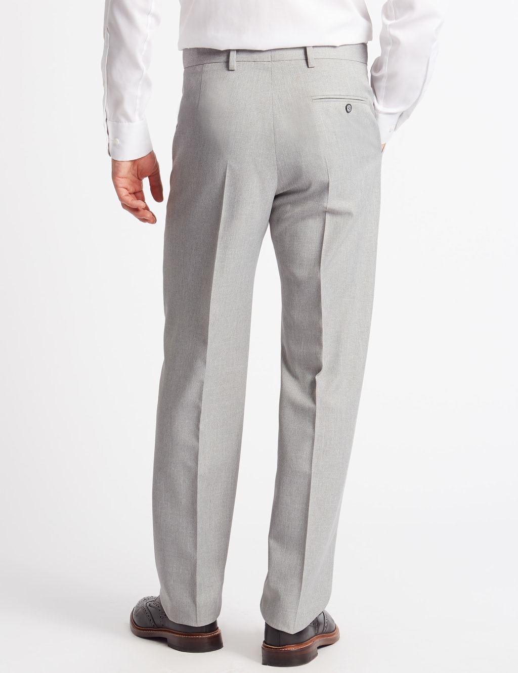 Big & Tall Regular Fit Flat Front Trousers 4 of 5