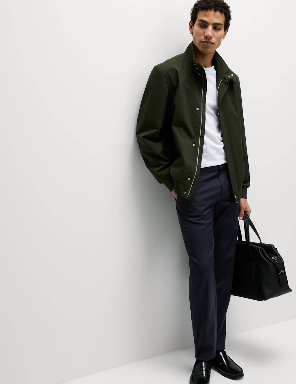 Slim Fit Wool Blend Trousers 5 of 6