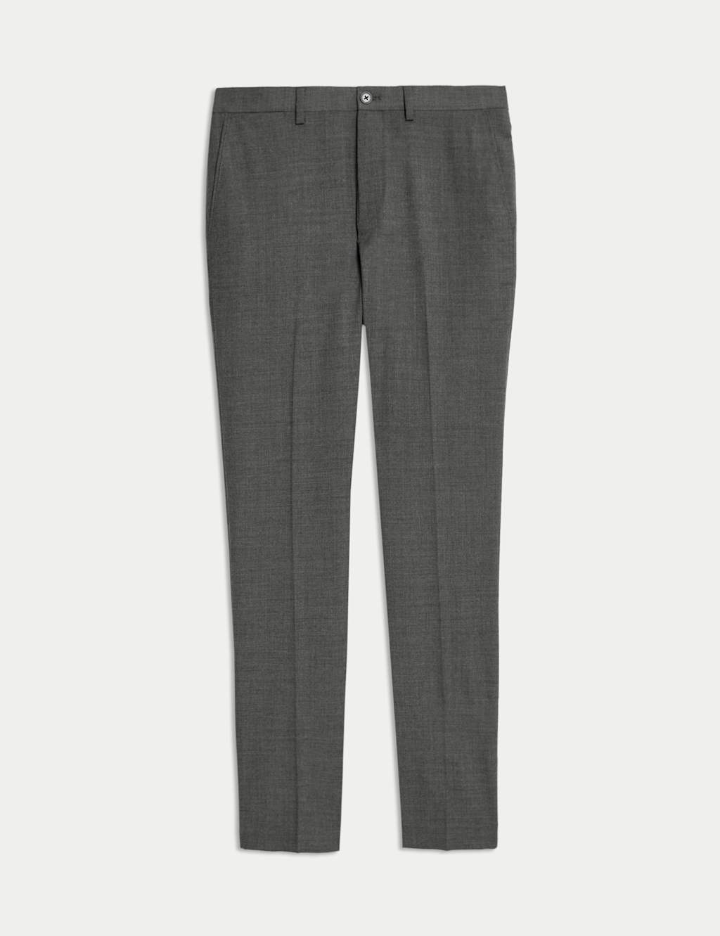 Slim Fit Wool Blend Trousers 2 of 5