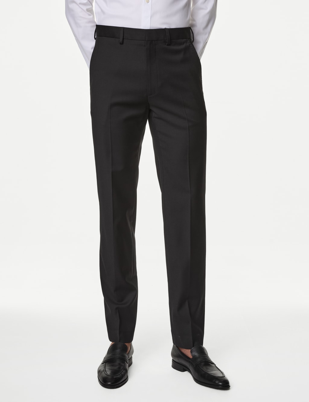 Wool Rich Stretch Trousers M S Collection M S
