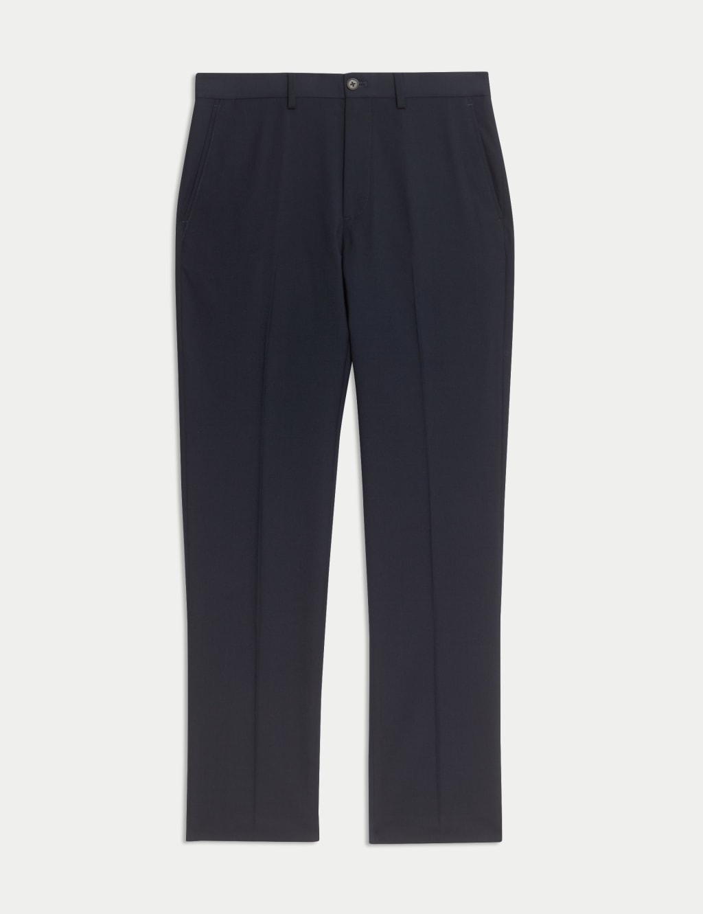 Regular Fit Wool Blend Trousers 2 of 7