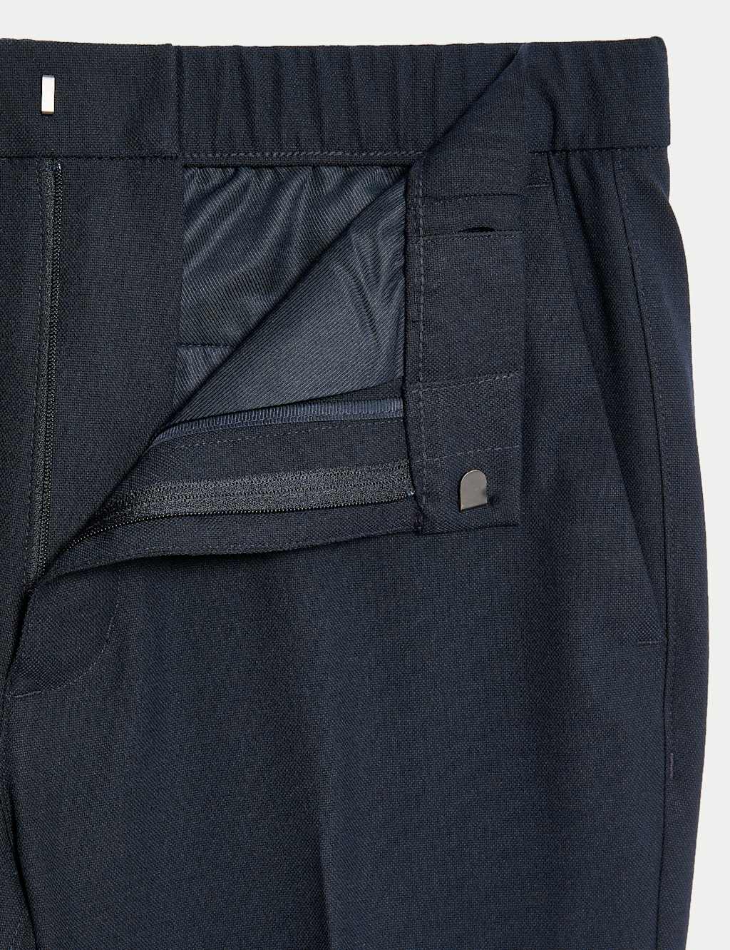 Regular Fit 360 Flex Elasticated Waist Trousers 3 of 8