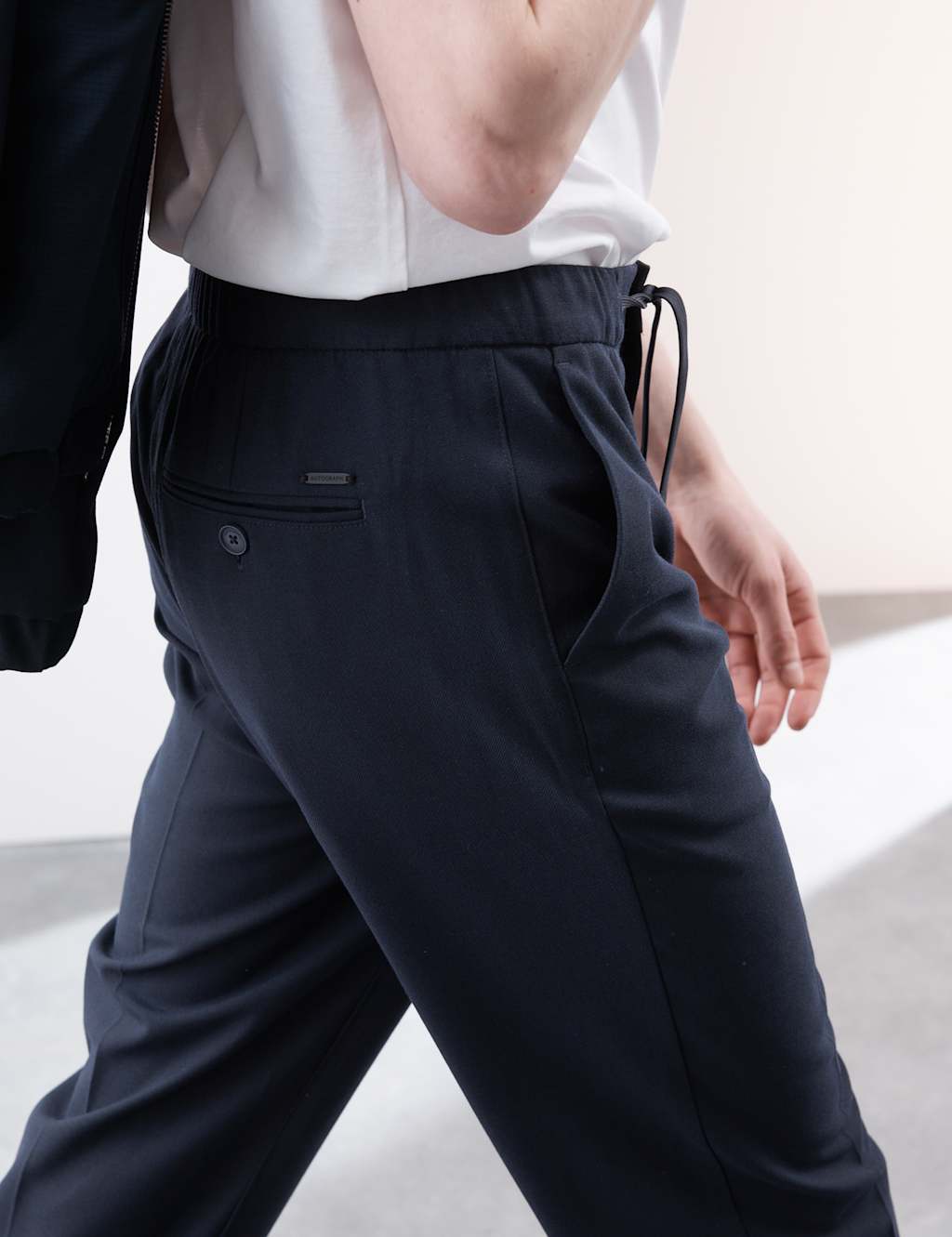Regular Fit 360 Flex Elasticated Waist Trousers 6 of 8