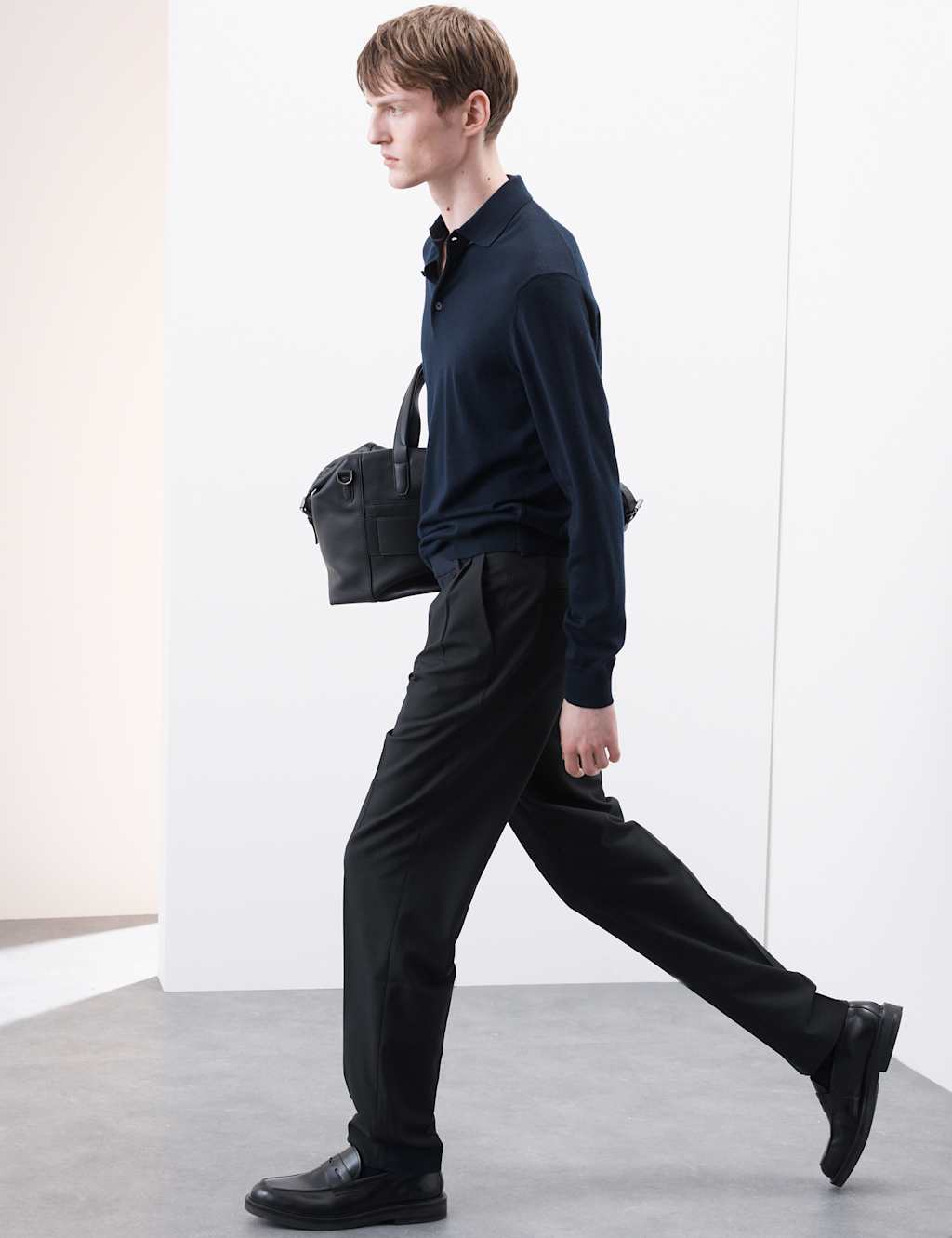 Tailored Fit 360 Flex Pleated Trousers 6 of 8